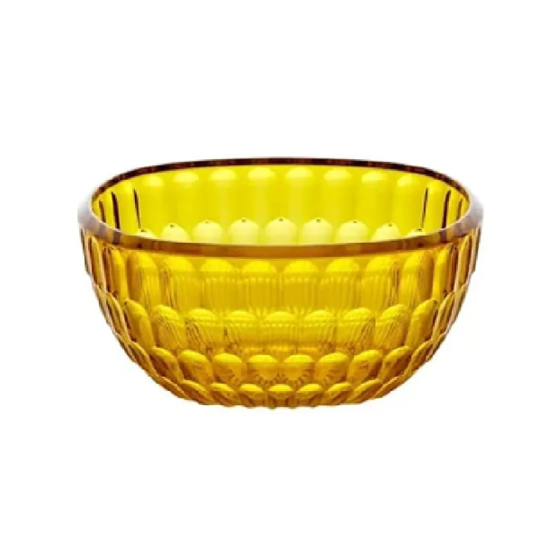TIGELA BOWL GUZZINI EM ACRÍLICO VANITY TERRA 21CM SAFFRON YELLOW 129721AC279 - Guzzini