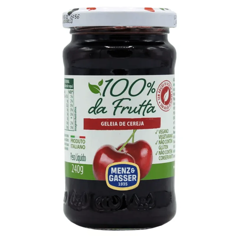 Geleia Menz & Gasser 100% Da Frutta Cereja 240g