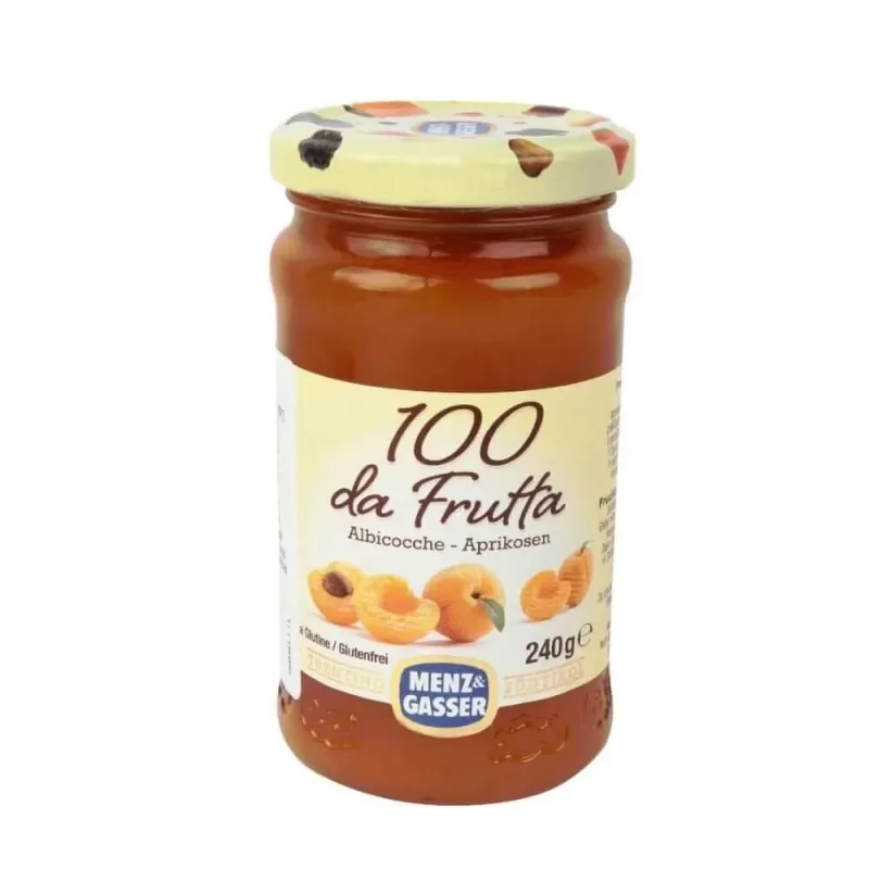 Geleia Italiana Menz &amp; Gasser 100 Da Frutta Damasco 240g - Não Informado - Mercearia