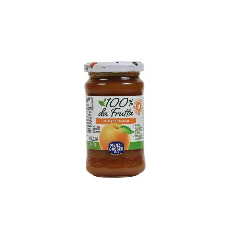 Geleia 100 Fruta Damasco 240g