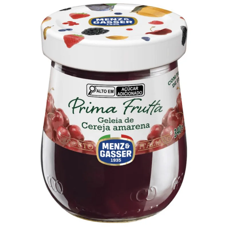 GELEIA ITALIANA PRIMA FRUTTA MENZ&GASSER 340G VIDRO