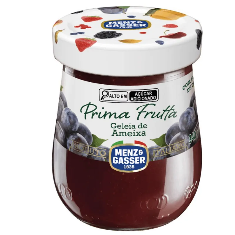 GELEIA ITALIANA PRIMA FRUTTA MENZ&GASSER 340G VIDRO.