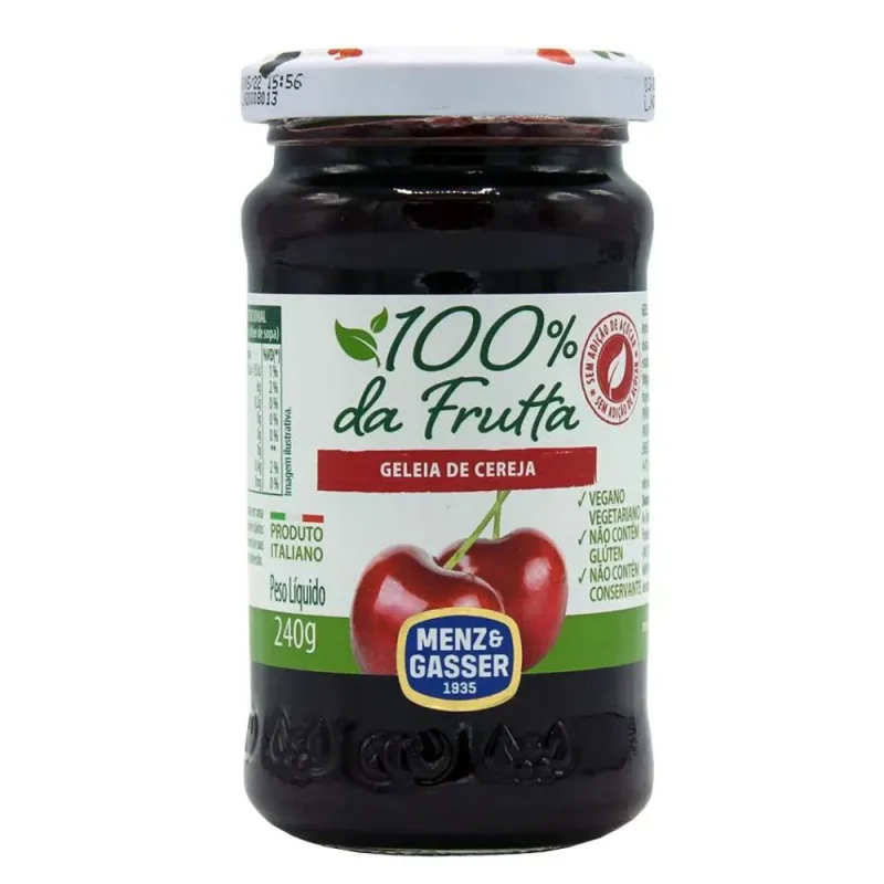 Geleia Italiana Menz & Gasser Cereja 240g - Menz & Gasser