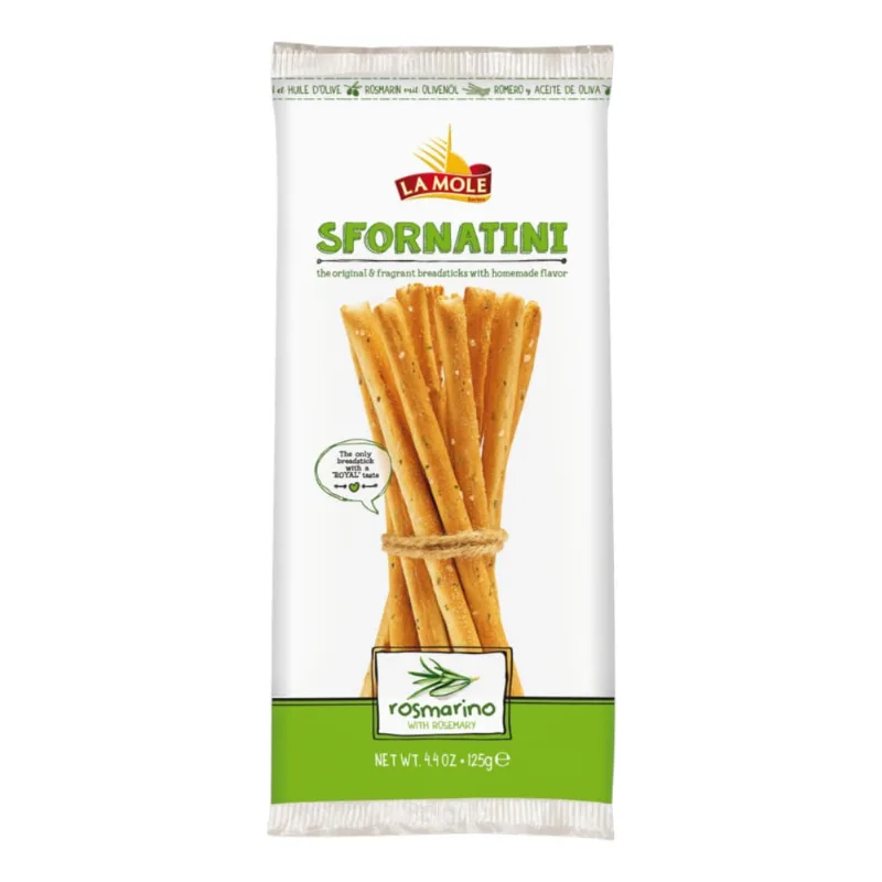 Biscoito Italiano Palito Alecrim La Mole 125g