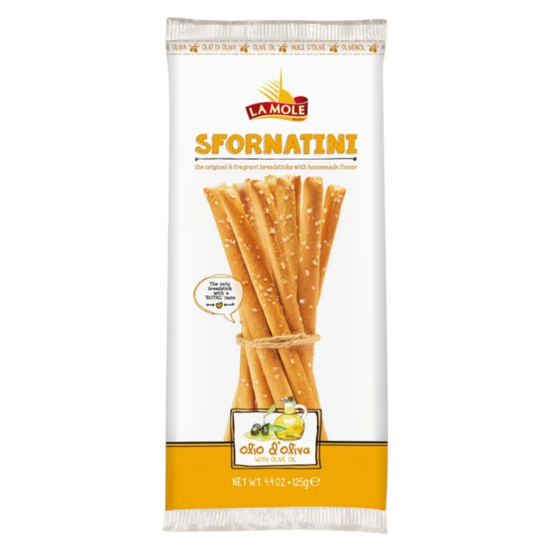 Biscoito Italiano Palito com Azeite La Mole 125g