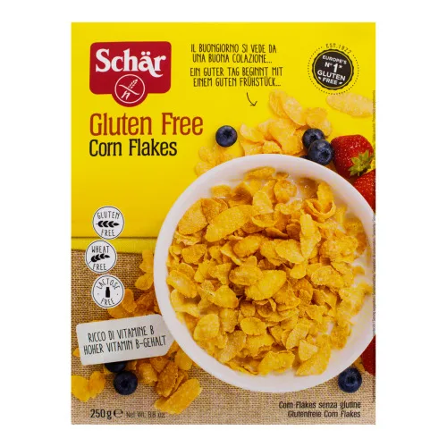 Cereal Flocos De Milho Sem Glúten Zero Lactose Schär Pacote 250g - DR.SCHAR SPA