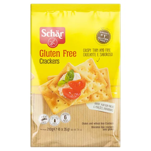 Biscoito Cracker Sem Glúten Zero Lactose Schär Pacote 210g - SCHAR