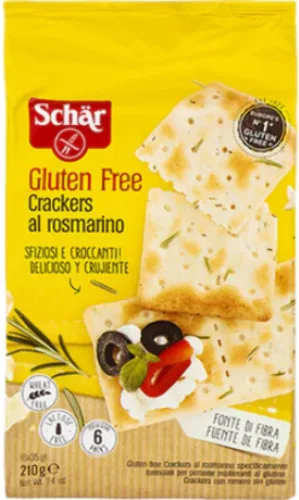Crackers Gluten Free 210g . - SCHAR