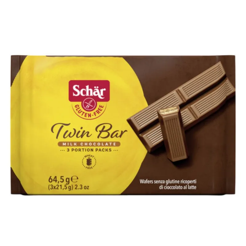 Biscoito Wafer ao Leite Sem Glúten Schar 64,5g
