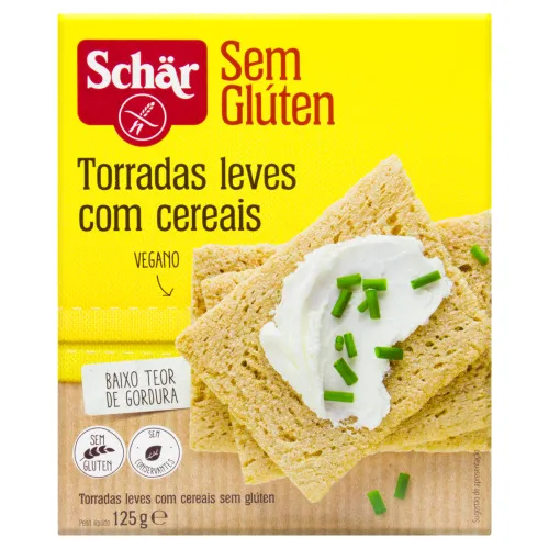 Torrada Com Cereais Sem Glúten Schär Caixa 125g - SCHAR