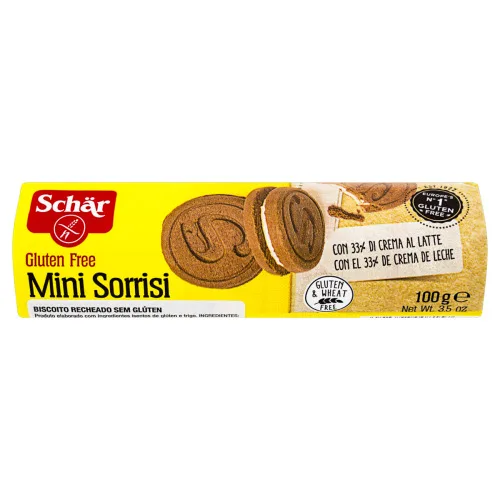 Biscoito Recheado Creme De Leite Schär Pacote 100g - SCHAR