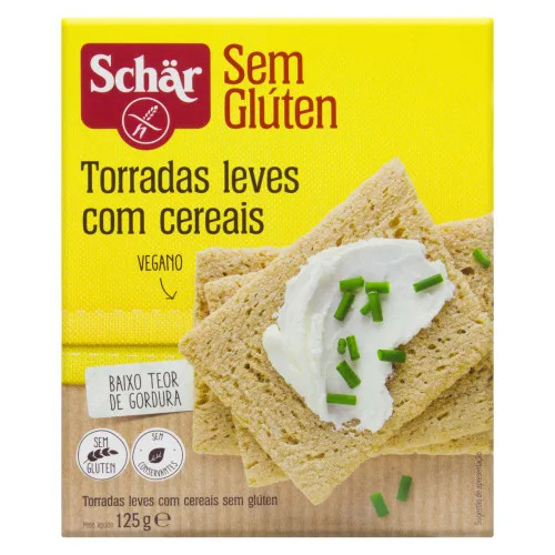 Torrada Com Cereais Sem Glúten Schär Caixa 125g - SCHAR