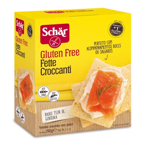 TORRADA FETTE SCHAR 150G INTEGRAL SEM GLUTEM SEM LACTOSE - INTEGRAL