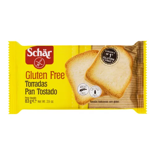 Torrada Sem Glúten Zero Lactose Schär Pacote 83g - SEM GLUTEN