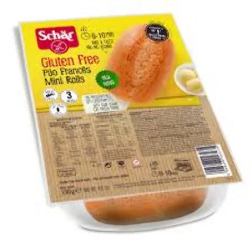 Pão Francês Pré Assado Sem Glúten Zero Lactose Schär Bandeja 130g - SCHÄR