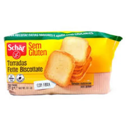 TORRADA SEM GLÚTEN ZERO LACTOSE SCHÄR PACOTE 87G - SCHÄR