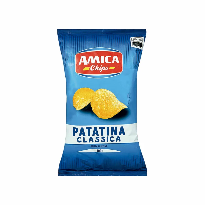Batata Chips Amica Patatina Clássica 100g - Amica