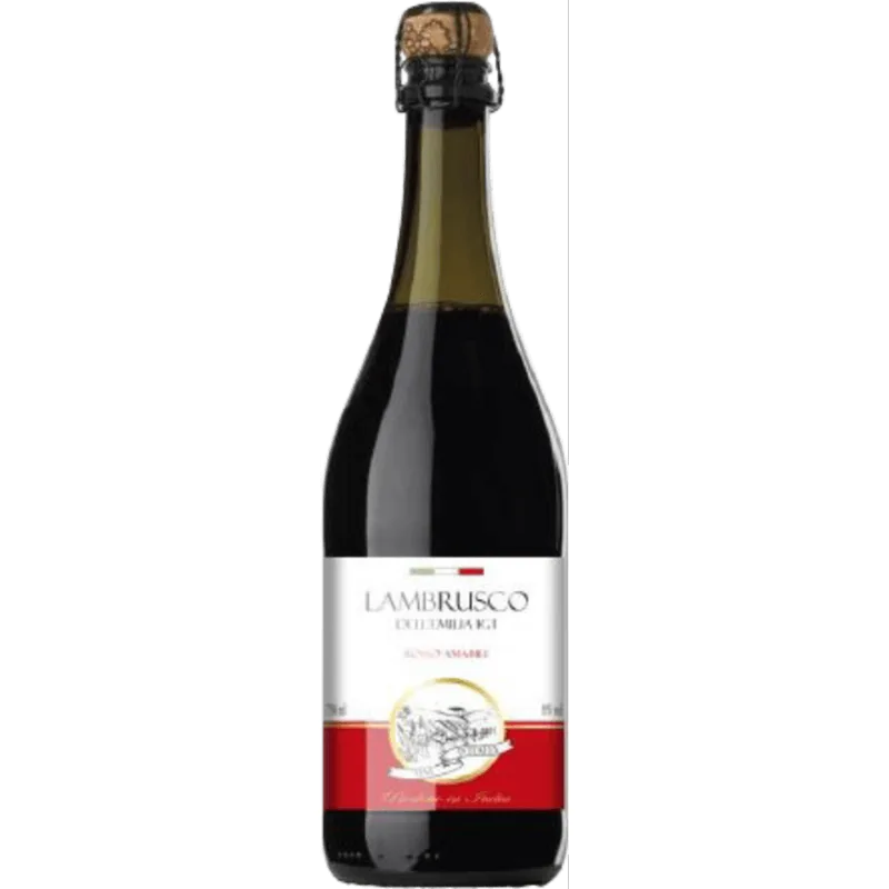 Vinho Italiano Lambrusco Emilia Igt Amabile Tinto 750ml