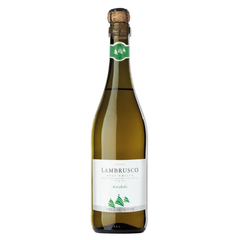 Vinho Branco Frisante Italiano Vele Al Vento Lambrusco Dell'Emilia Amabile