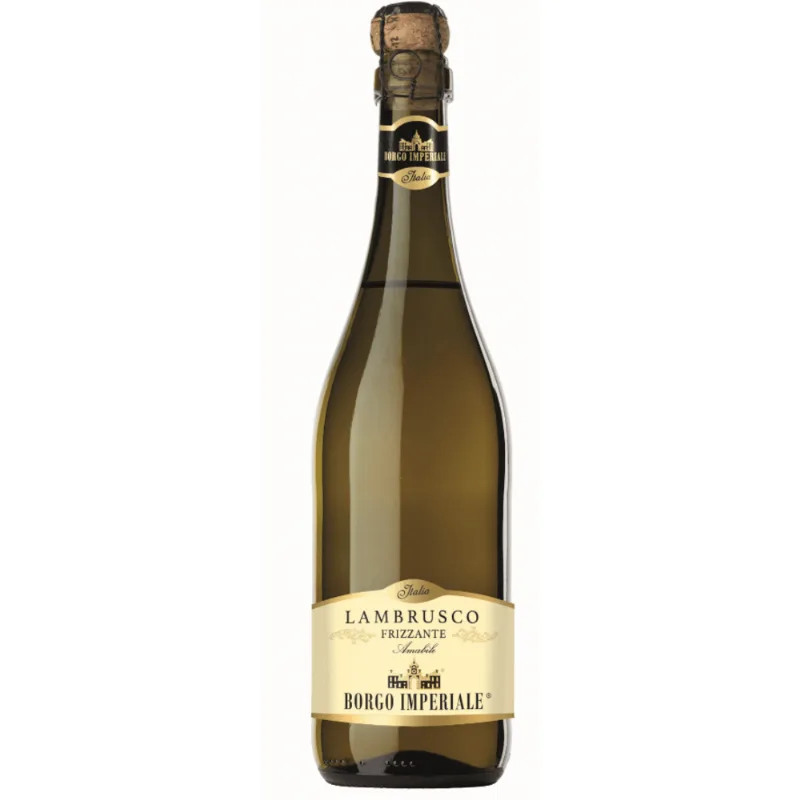 Vinho Tinto Branco Lambrusco Borgo Estense Meio Seco 750ml