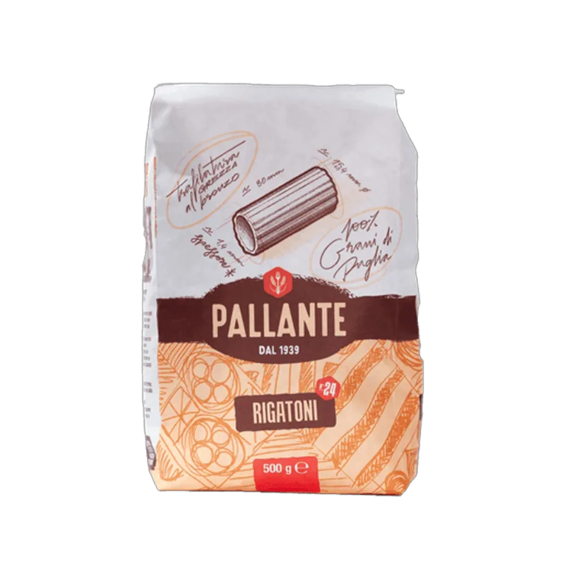 Massa Italiana Rigatoni Pallante 500g