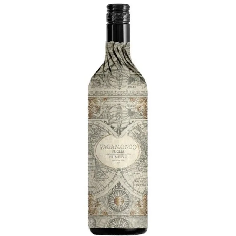 Vinho Tinto Italiano Primitivo Puglia Vagamondo 750ml