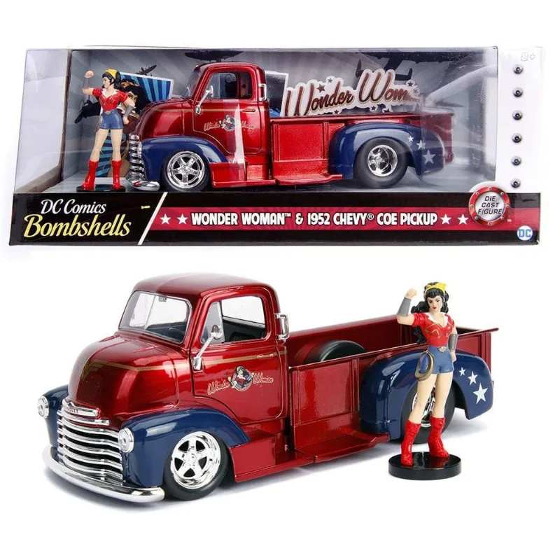 Metals Die Cast - Mulher Marvailha 1952 Chevy Coe Pickup