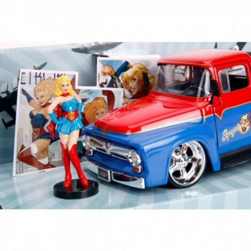 Metals Die Cast - Supergirl 1956 Ford F-100 Pickup