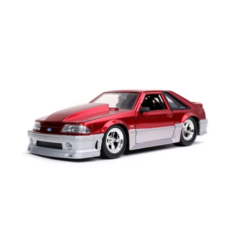 1989 Ford Mustang Gt Vermelho Big Time 1/24