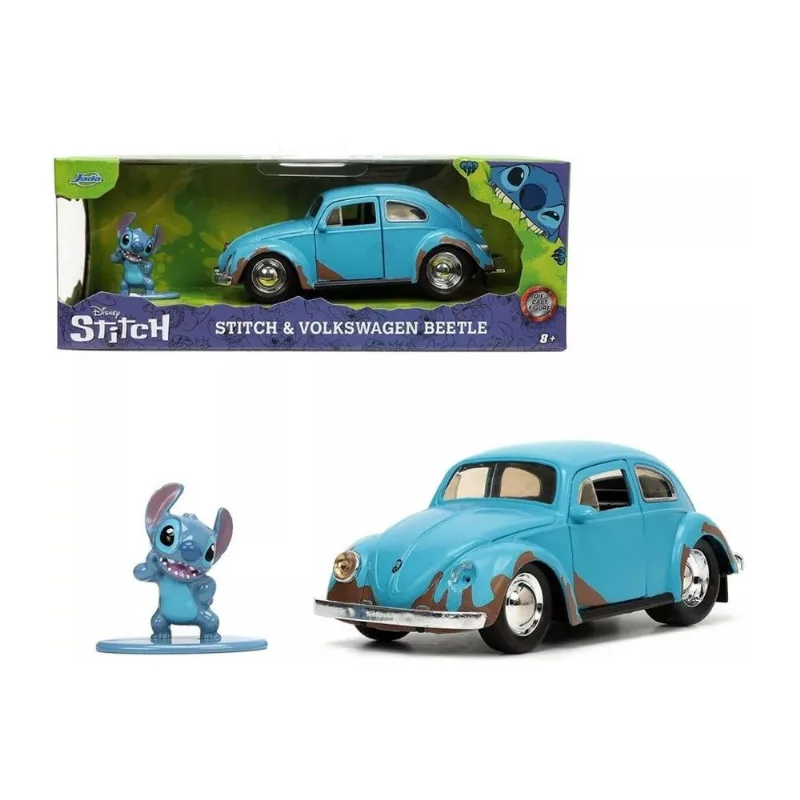 Conjunto Veiculo e Miniatura - Disney - Lilo & Stitch - Stitch e Fusca - Califórnia Toys