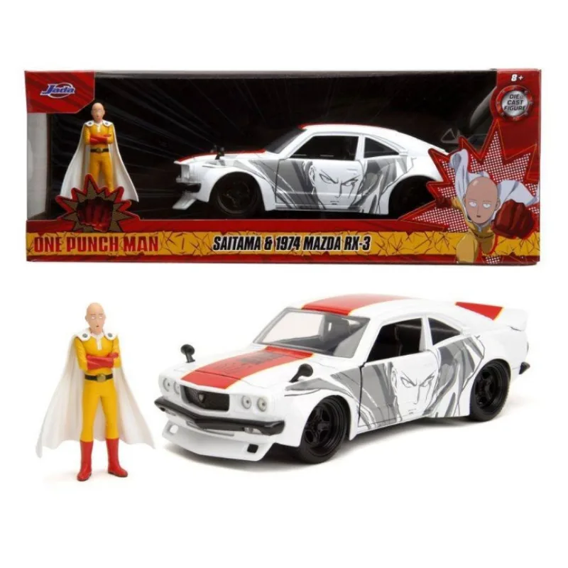 Saitama e 1974 Mazda RX-3 - One Punch Man - 1/24 - Jada
