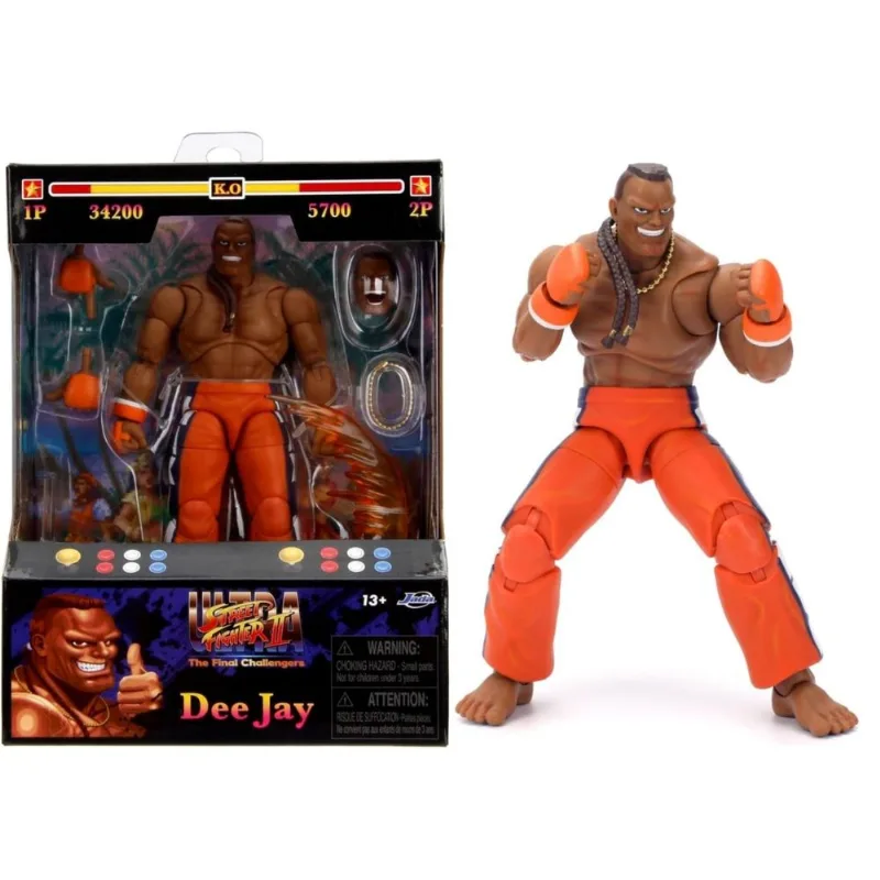 Dee Jay - Ultra Street Fighter II - Boneco Articulado - Jada