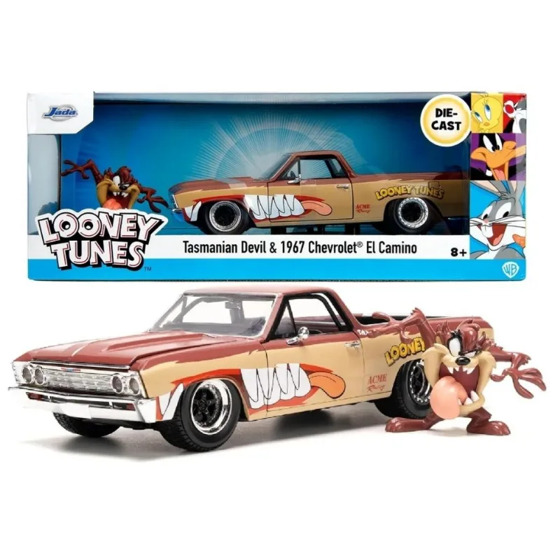 1967 Chevrolet El Camino e Taz-Mania - Tasmanian Devil - 1/24 - Jada
