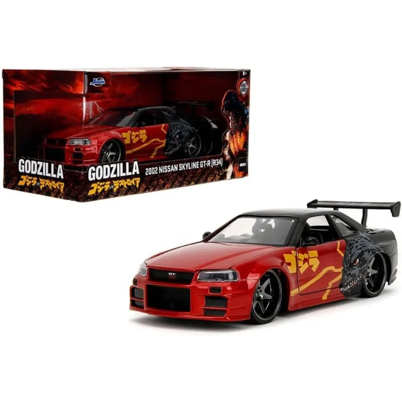 2002 Nissan Skyline GT-R R34 - Godzilla - 1/24 - Jada