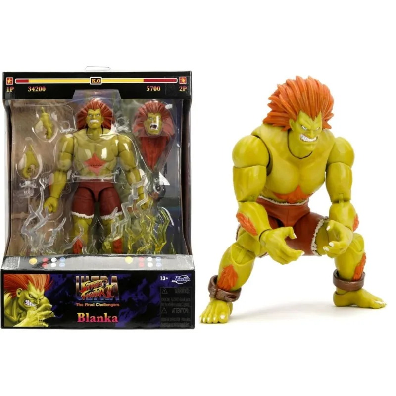 Blanka - Ultra Street Fighter II - Boneco Articulado - Jada