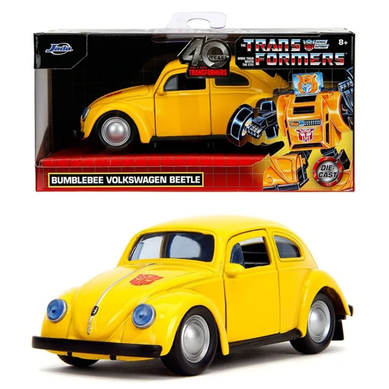 Bumblebee Volkswagen Beetle Fusca - Transformers - Hollywood Rides - 1/32 - Jada
