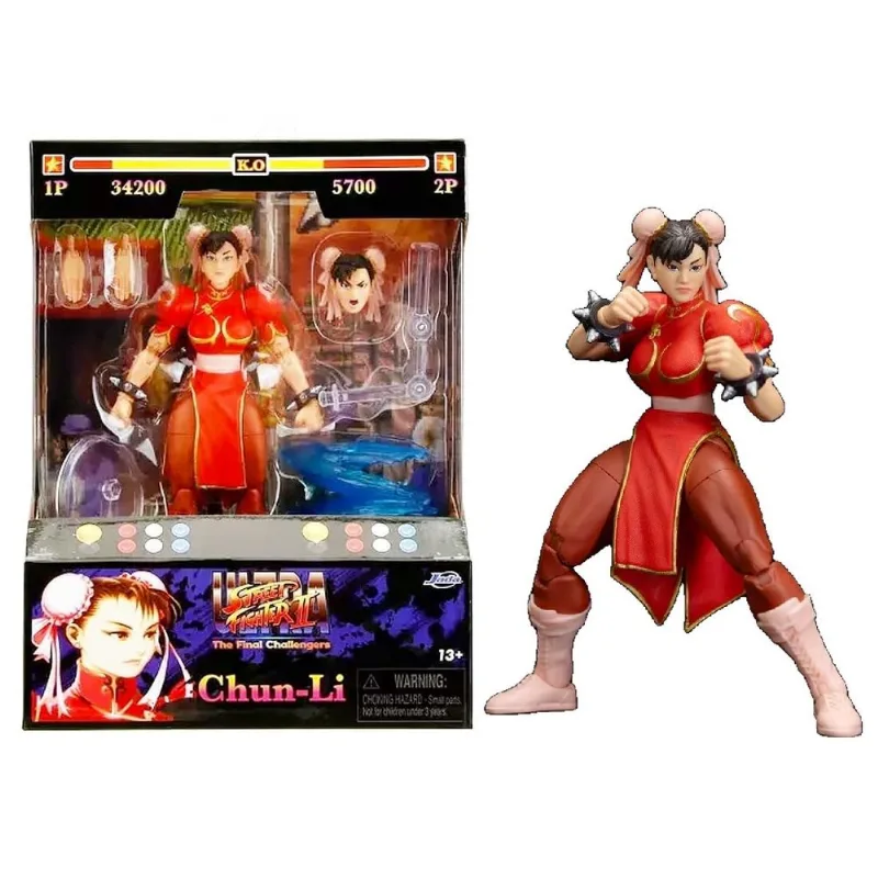 Chun-Li - Player 2 - Ultra Street Fighter II - Boneco Articulado - Jada