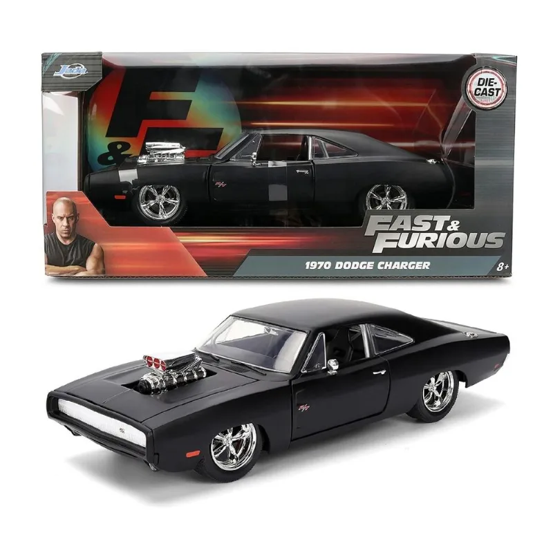 1970 Dodge Charger Fosco - Velozes e Furiosos - 1/24 - Jada