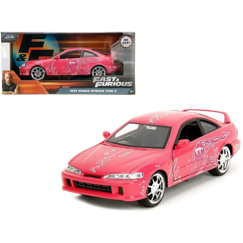 Acura Integra Rosa - Velozes e Furiosos - 1/24 - Jada