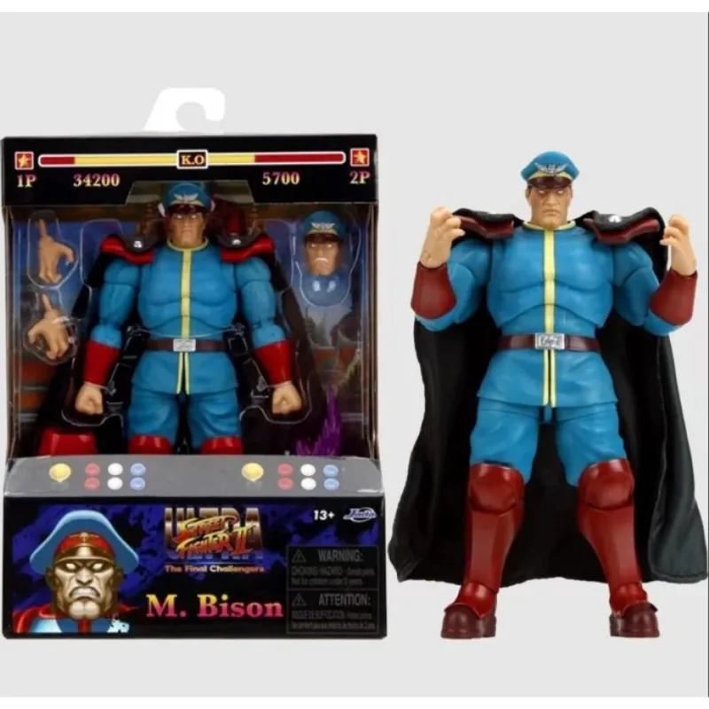 M. Bison - Player 2 - Ultra Street Fighter II - Boneco Articulado - Jada