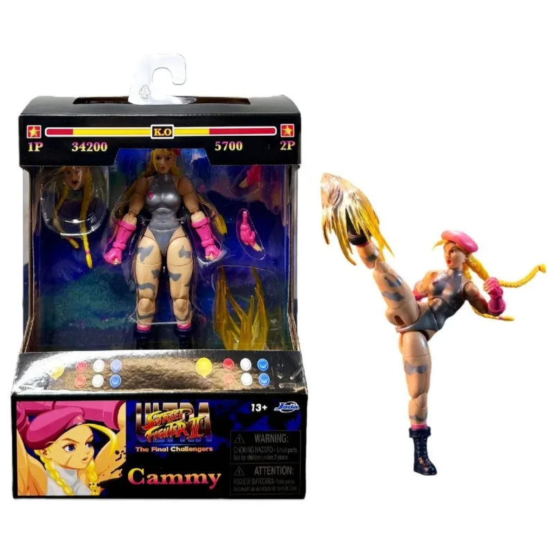 Cammy - Player 2 - Ultra Street Fighter II - Boneco Articulado - Jada