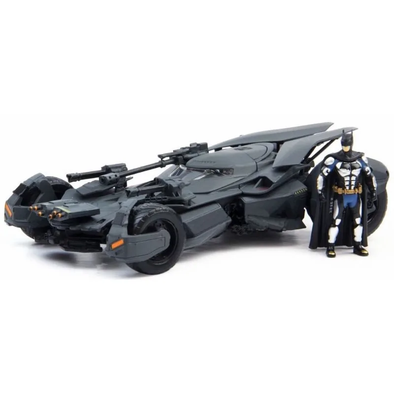 Metals Die Cast - Justice League Batmobile e Batman