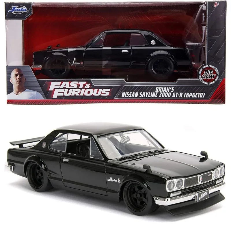 Brian's Nissan Skyline 2000 GT-R (KPGC10) - Velozes e Furiosos - 1/24 - Jada
