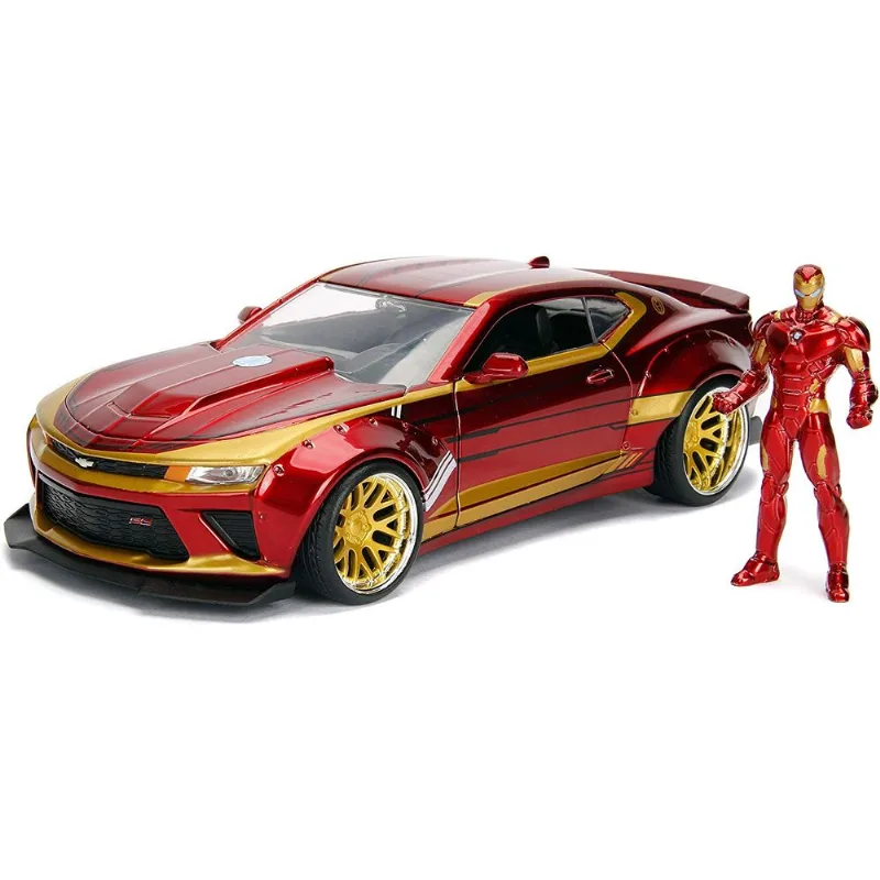 Miniatura Carro 2016 Chevy Camaro Ss Iron man - Jada Jada