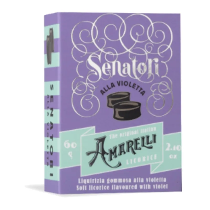 Bala De Alcaçuz Senatori Amaretti 60G