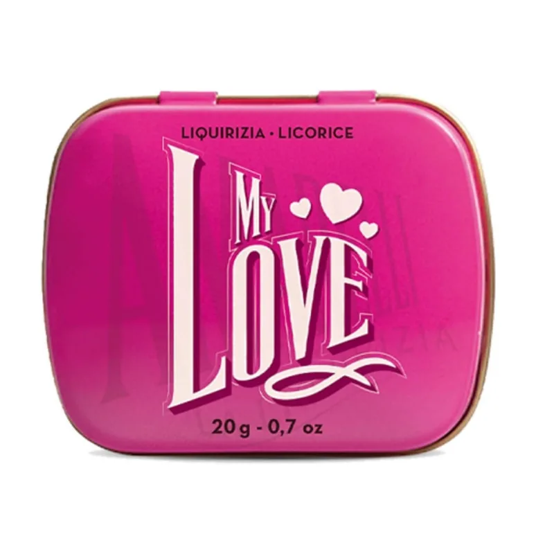Bala De Alcaçuz Amarelli My Love Spezzatina 20G