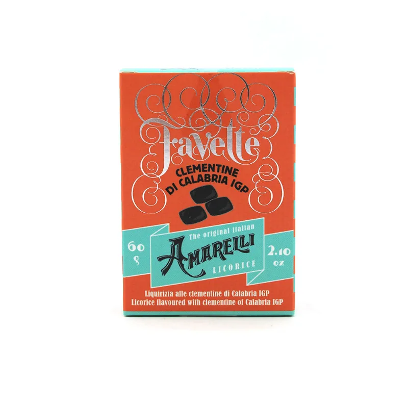 Bala Alcaçuz Sabor Clementina da Calábria Amarelli 60g