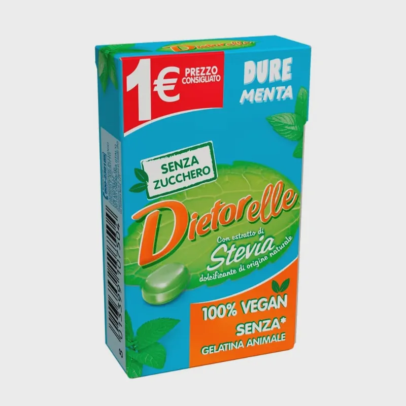 Bala de Menta Vegana Sem Açúcar Dietorelle 27g