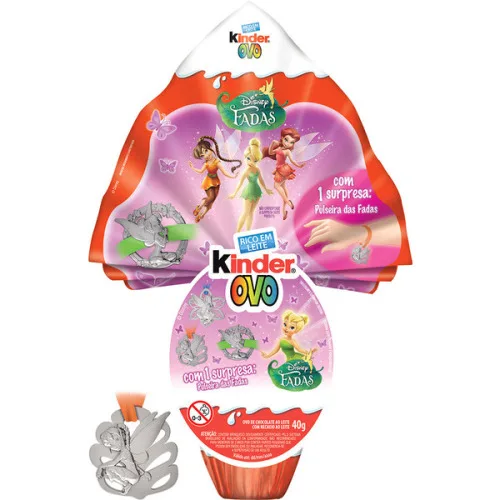 Ovo Pascoa Kinder Nh Fadas - KINDER - Mercearia