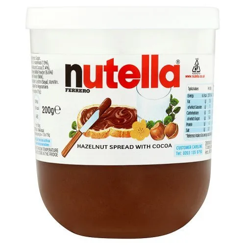 Cr Nutella Cacau C/avela 200g - FERRERO